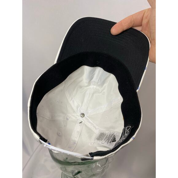 Adidas All Print Shield Cap [White] Golden Bear Golf Club OSFM Adjustable - Picture 6 of 9